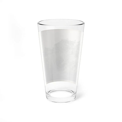 Two Trench Mortars Behind Sandbagged Barricade (U.S. Civil War) Pint Glass 16oz-Go Mug Yourself