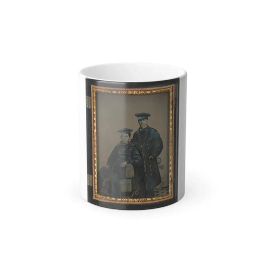 Two Unidentified Sailors in Union Uniforms With Rope and Anchor (U.S. Civil War) Color Changing Coffee Mug 11oz Default Title 11oz - Go Mug Yourself