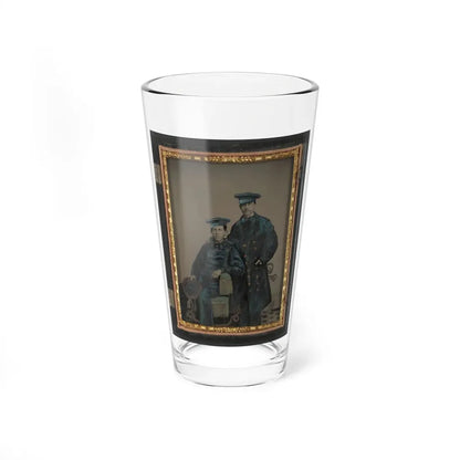 Two Unidentified Sailors In Union Uniforms With Rope And Anchor (U.S. Civil War) Pint Glass 16oz 16oz - Go Mug Yourself
