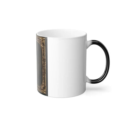 Two Unidentified Soldiers in Union Forage Caps With Haversack (U.S. Civil War) Color Changing Coffee Mug 11oz-Go Mug Yourself