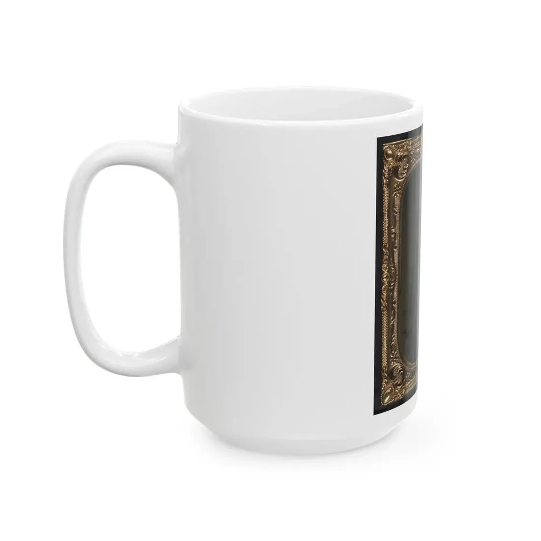 Two Unidentified Soldiers In Union Forage Caps With Haversack (U.S. Civil War) White Coffee Mug - Go Mug Yourself