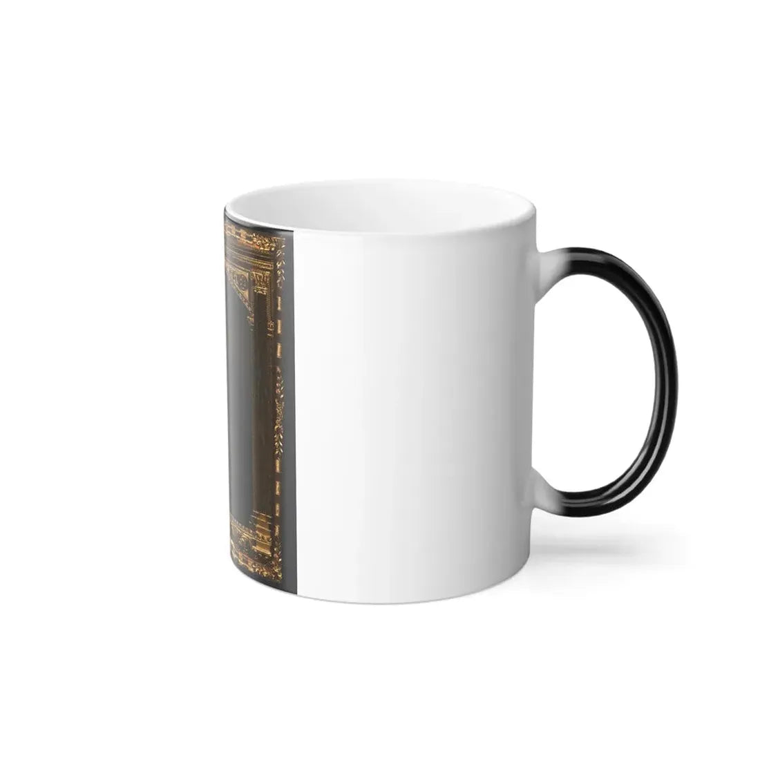 Two Unidentified Soldiers in Union Uniforms and Slouch Hats in Front of Painted Backdrop (U.S. Civil War) Color Changing Coffee Mug 11oz - Go Mug Yourself