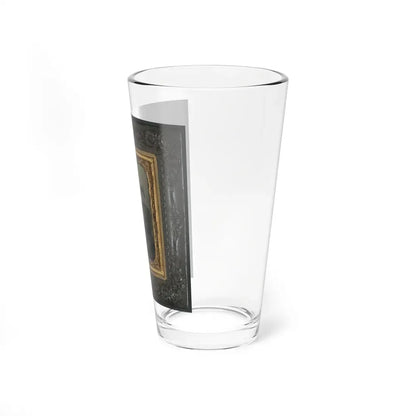 Two Unidentified Soldiers In Union Uniforms Drinking Whiskey And Playing Cards (U.S. Civil War) Pint Glass 16oz - Go Mug Yourself