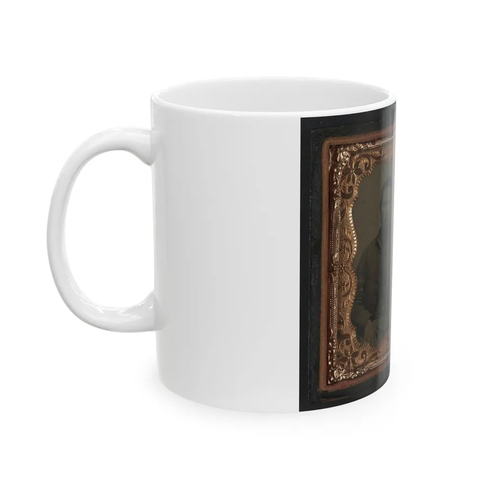 Two Unidentified Soldiers In Union Uniforms (U.S. Civil War) White Coffee Mug-Go Mug Yourself