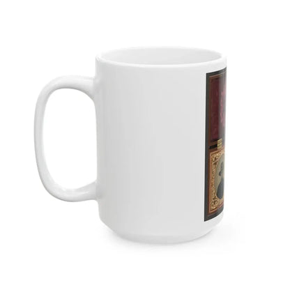 Two Unidentified Soldiers In Union Uniforms With Hardee Hats Bearing Infantry Insignia (U.S. Civil War) White Coffee Mug - Go Mug Yourself