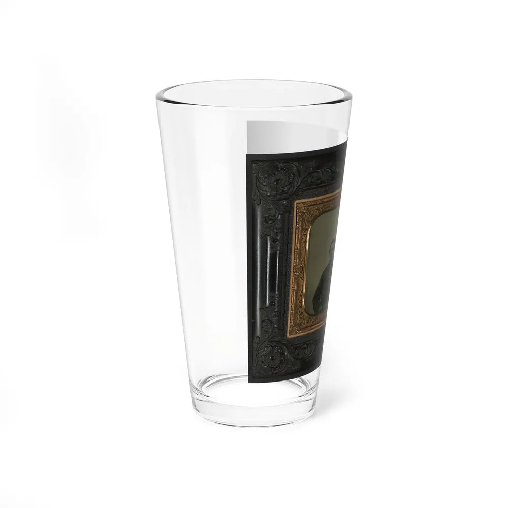 Two Unidentified Soldiers In Union Uniforms(3) (U.S. Civil War) Pint Glass 16oz-Go Mug Yourself