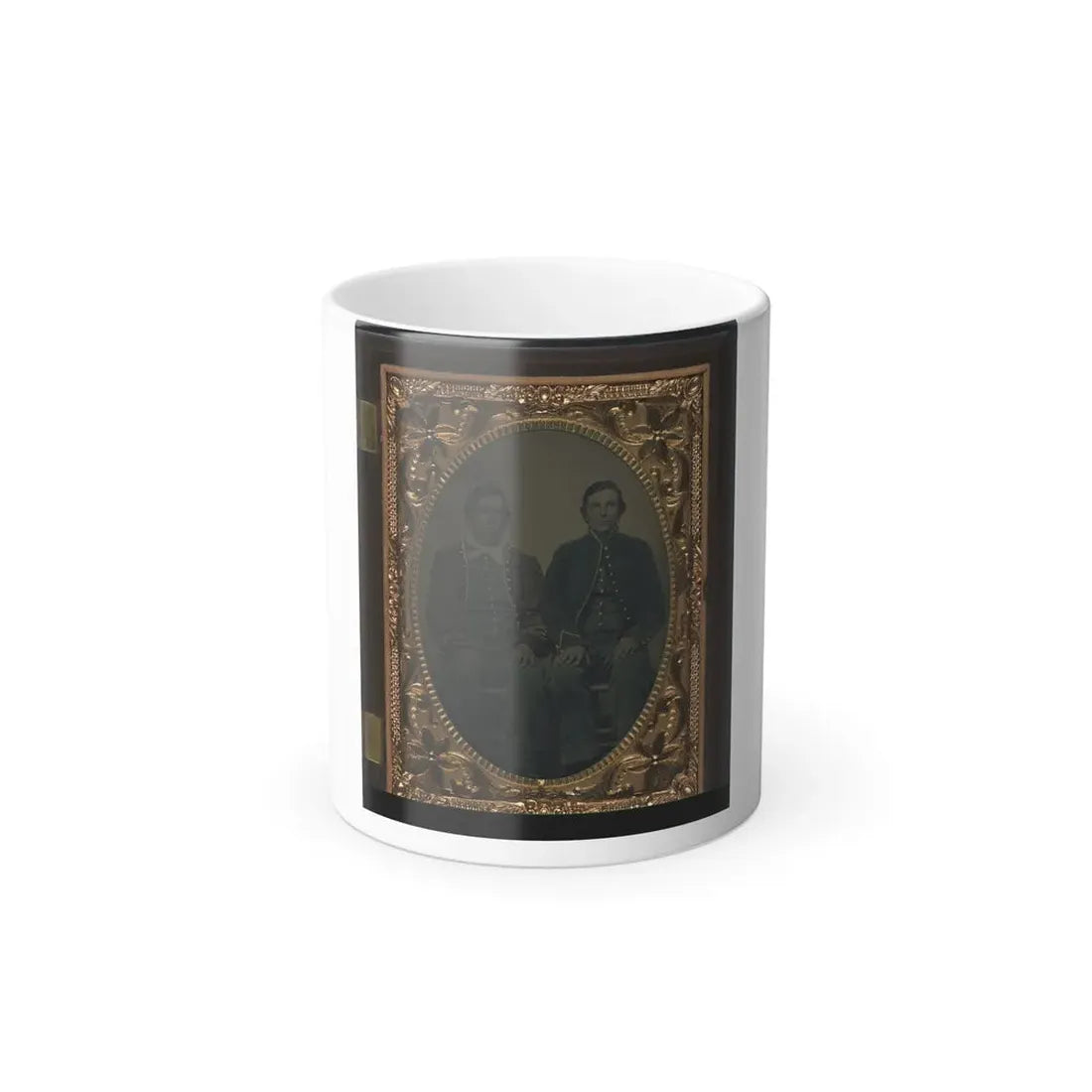 Two Unidentified Soldiers in Union Zouave Uniforms (U.S. Civil War) Color Changing Coffee Mug 11oz Default Title 11oz - Go Mug Yourself