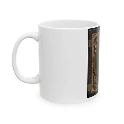 Two Unidentified Soldiers In Union Zouave Uniforms (U.S. Civil War) White Coffee Mug - Go Mug Yourself