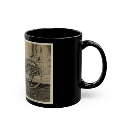 Two Wheeled Cart To Be Drawn By A Horse (U.S. Civil War) Black Coffee Mug-Go Mug Yourself