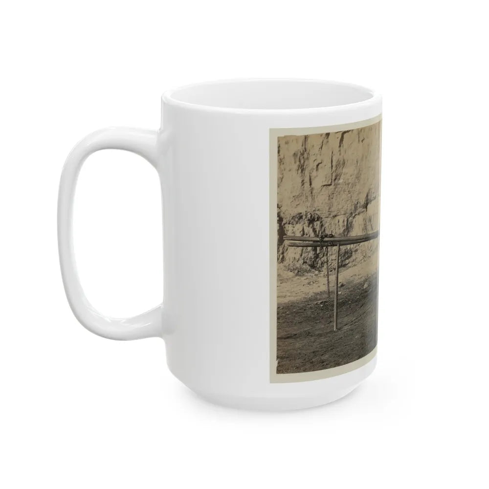 Two Wheeled Cart To Be Drawn By A Horse (U.S. Civil War) White Coffee Mug-Go Mug Yourself