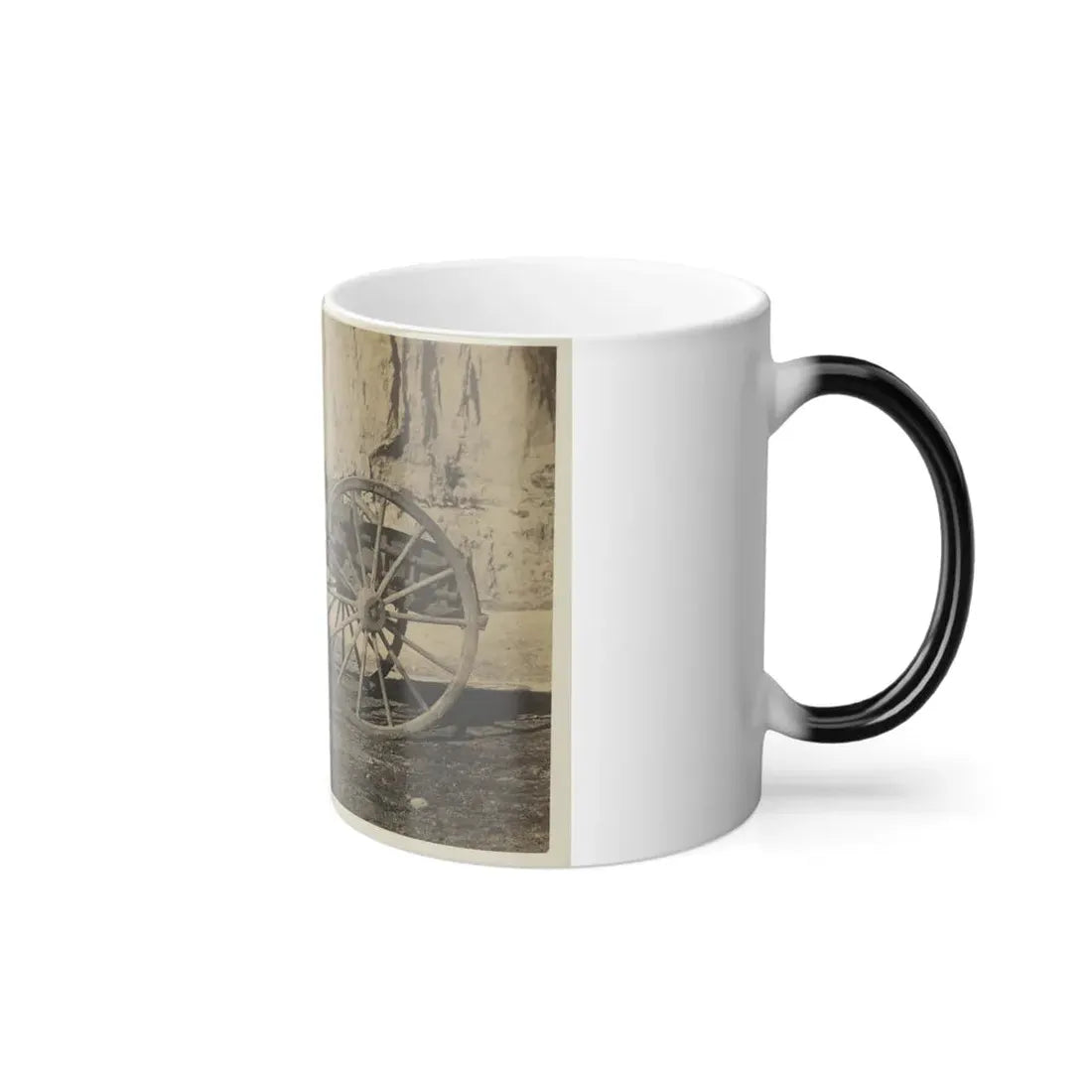 Two Wheeled Cart to Be Drawn by a Horse (U.S. Civil War) Color Changing Coffee Mug 11oz - Go Mug Yourself