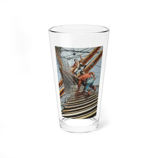 Two Years Before the Mast, Pyramid paperback cover, 1958 - Pint Glass 16oz 16oz - Go Mug Yourself