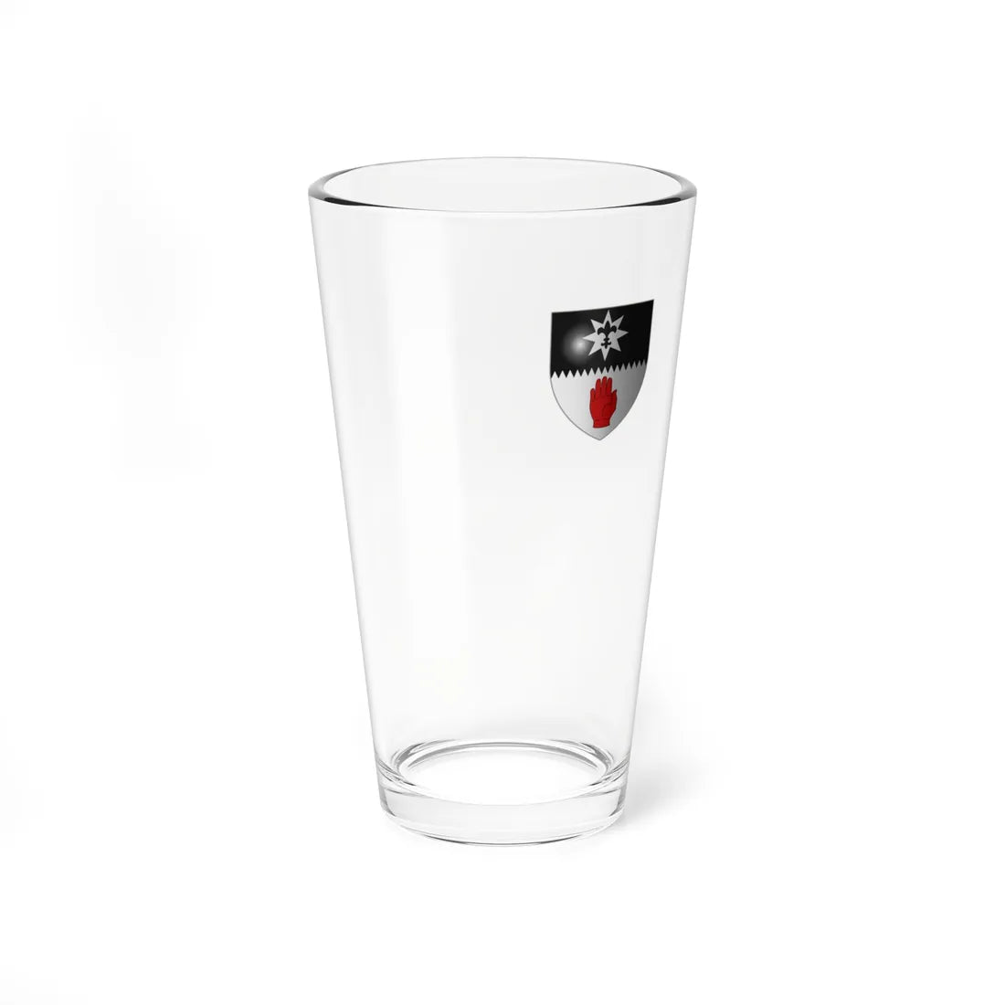 Tyrone arms 3d (United Kingdom) (Coat of Arms) Pint Glass 16oz - Go Mug Yourself