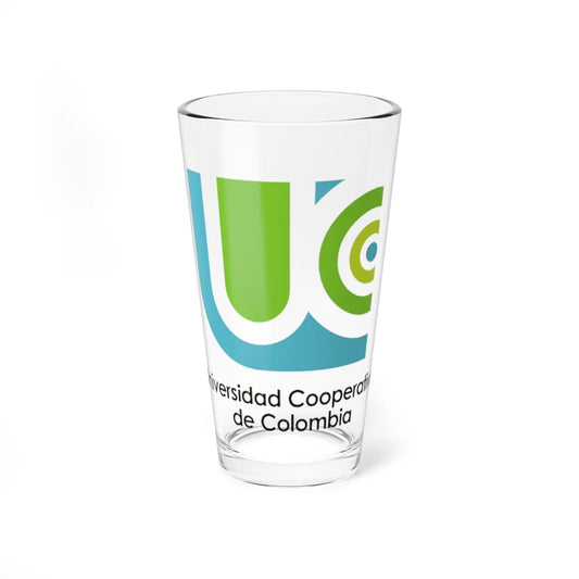 U. Cooperativa de Colombia logo (Colombia) (Coat of Arms) Pint Glass 16oz 16oz - Go Mug Yourself