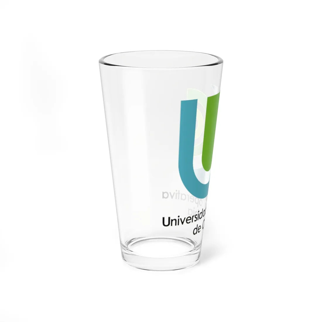 U. Cooperativa de Colombia logo (Colombia) (Coat of Arms) Pint Glass 16oz - Go Mug Yourself