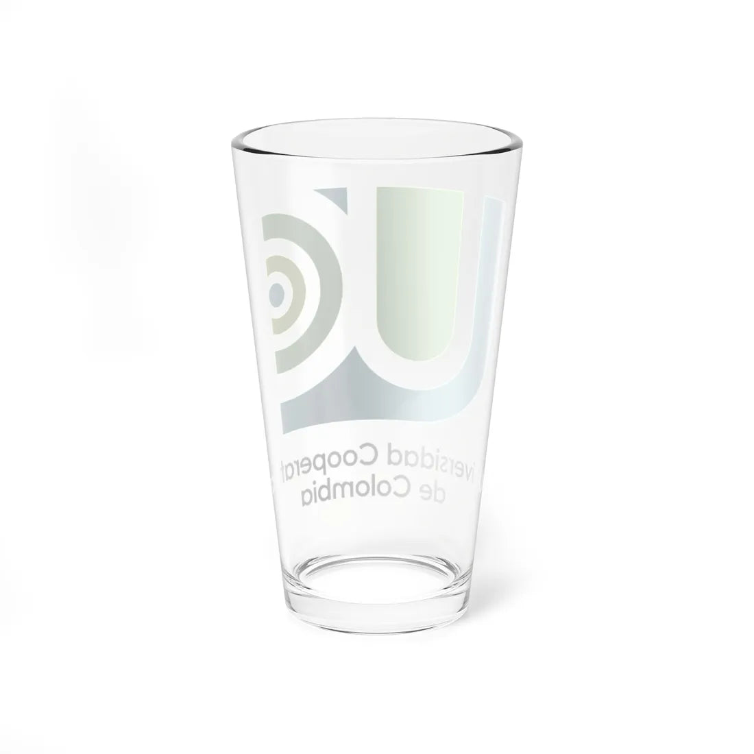 U. Cooperativa de Colombia logo (Colombia) (Coat of Arms) Pint Glass 16oz - Go Mug Yourself