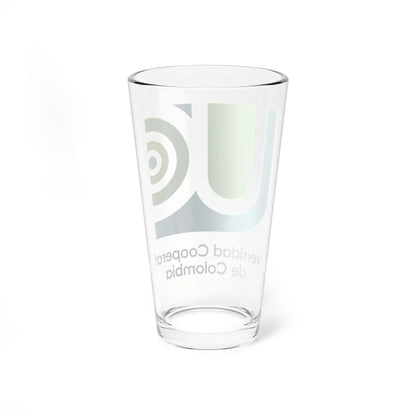 U. Cooperativa de Colombia logo (Colombia) (Coat of Arms) Pint Glass 16oz - Go Mug Yourself