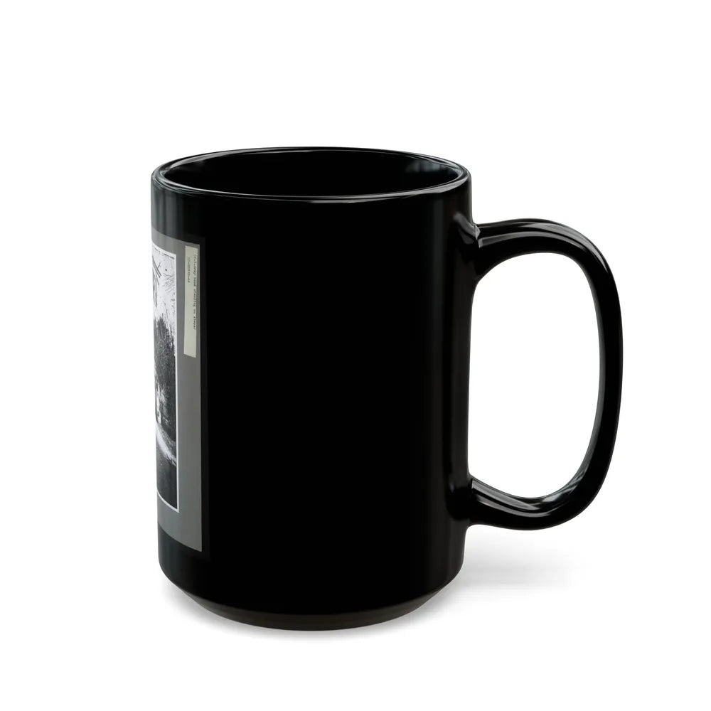 U.S. Army Band Standing On Steps (U.S. Civil War) Black Coffee Mug-Go Mug Yourself