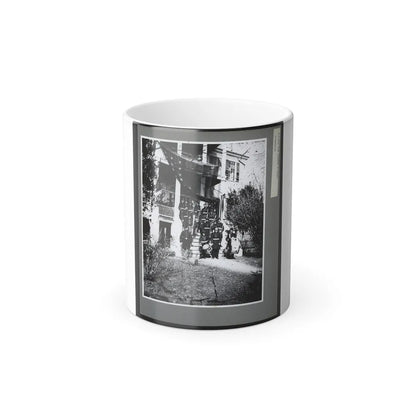 U.S. Army Band Standing on Steps (U.S. Civil War) Color Changing Coffee Mug 11oz-11oz-Go Mug Yourself
