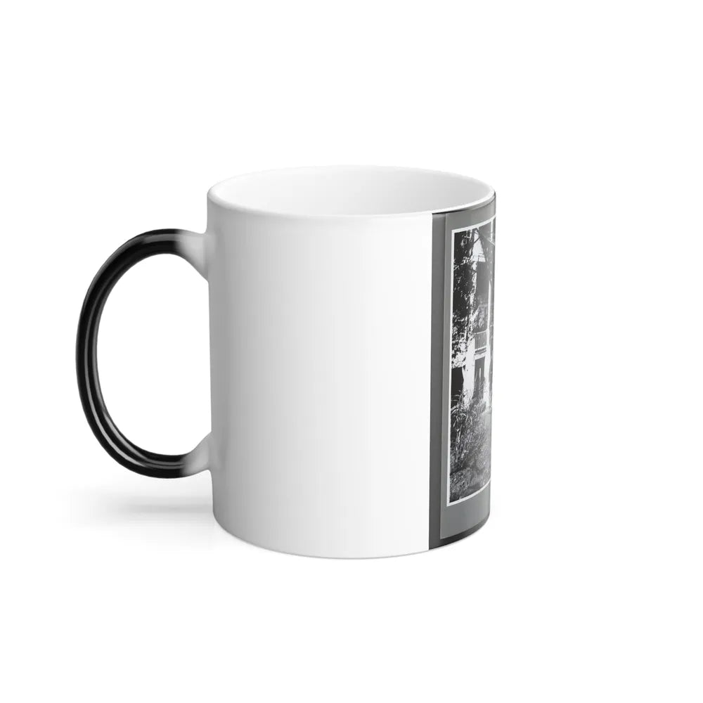 U.S. Army Band Standing on Steps (U.S. Civil War) Color Changing Coffee Mug 11oz-Go Mug Yourself