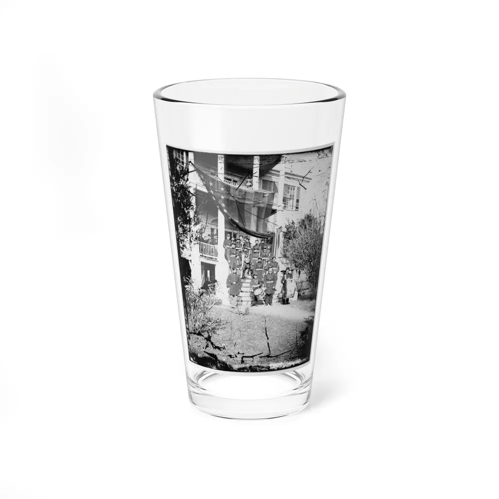 U.S. Army Band Standing On Steps(2) (U.S. Civil War) Pint Glass 16oz-16oz-Go Mug Yourself