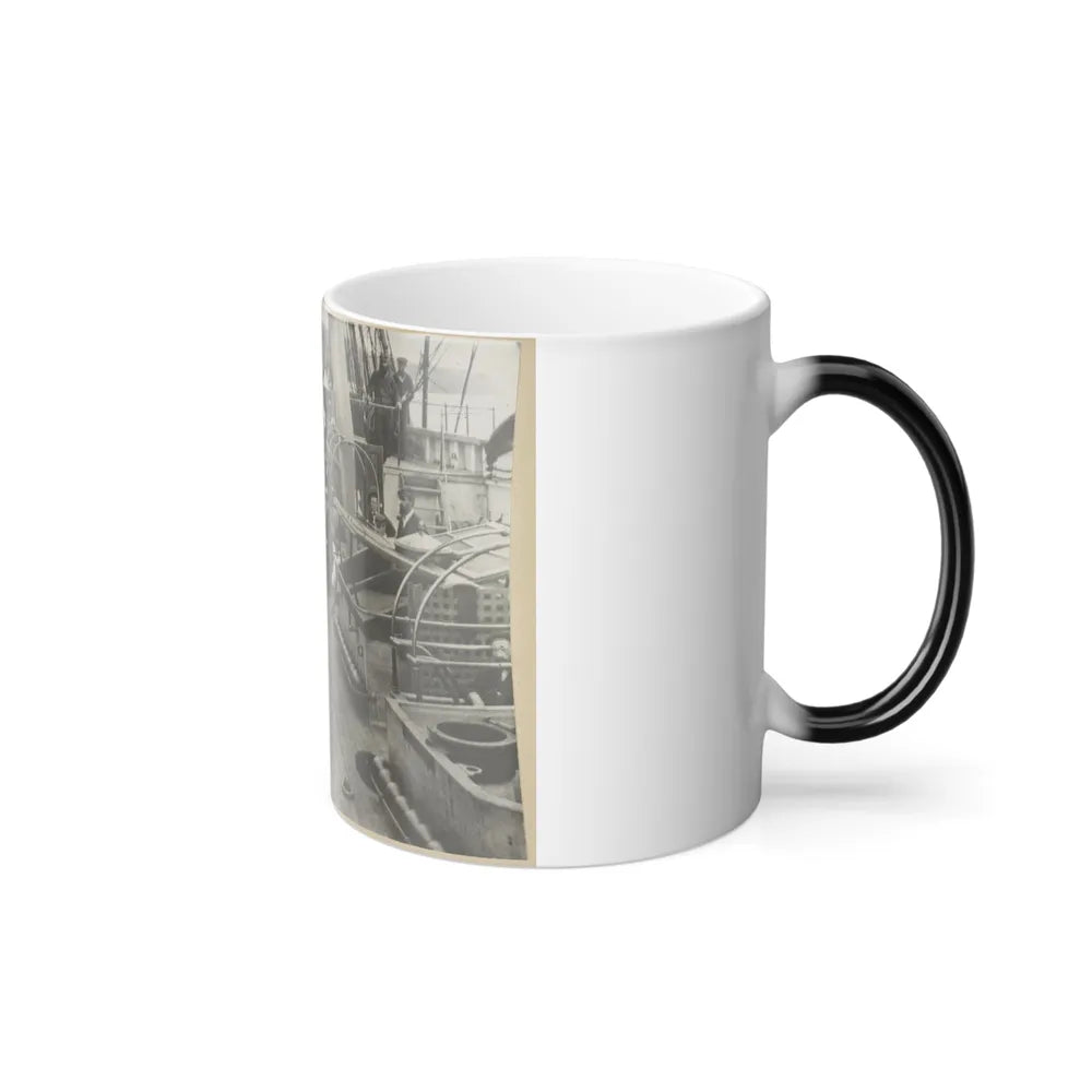 U.S. Naval Officers Relaxing on Deck (U.S. Civil War) Color Changing Coffee Mug 11oz-Go Mug Yourself