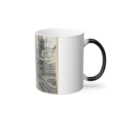 U.S. Naval Officers Relaxing on Deck (U.S. Civil War) Color Changing Coffee Mug 11oz-Go Mug Yourself