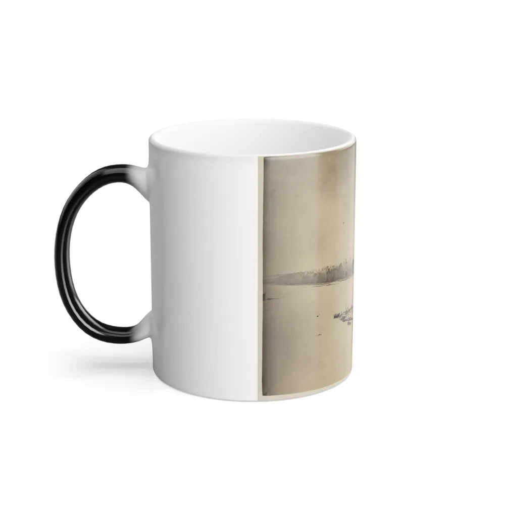 U.S.S. Casco, Light Draft Monitor, in the James River (U.S. Civil War) Color Changing Coffee Mug 11oz-Go Mug Yourself