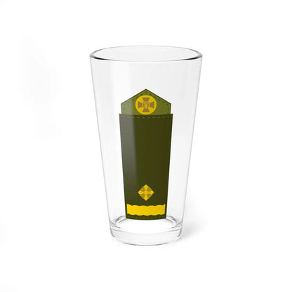UA shoulder mark 15 (Ukraine) (Military Rank) Pint Glass 16oz 16oz - Go Mug Yourself