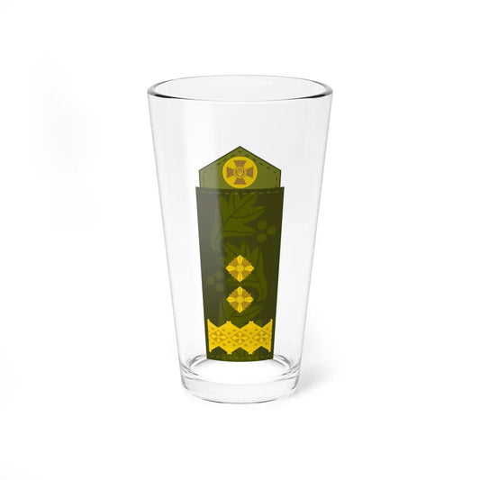 UA shoulder mark 19 (Ukraine) (Military Rank) Pint Glass 16oz 16oz - Go Mug Yourself