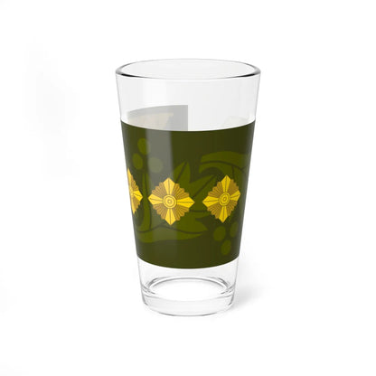 UA shoulder mark 20 infobox (Ukraine) (Military Rank) Pint Glass 16oz 16oz - Go Mug Yourself
