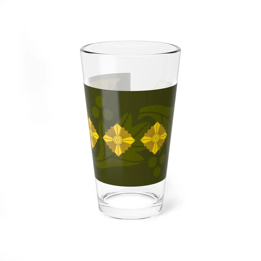 UA shoulder mark 20 infobox (Ukraine) (Military Rank) Pint Glass 16oz 16oz - Go Mug Yourself