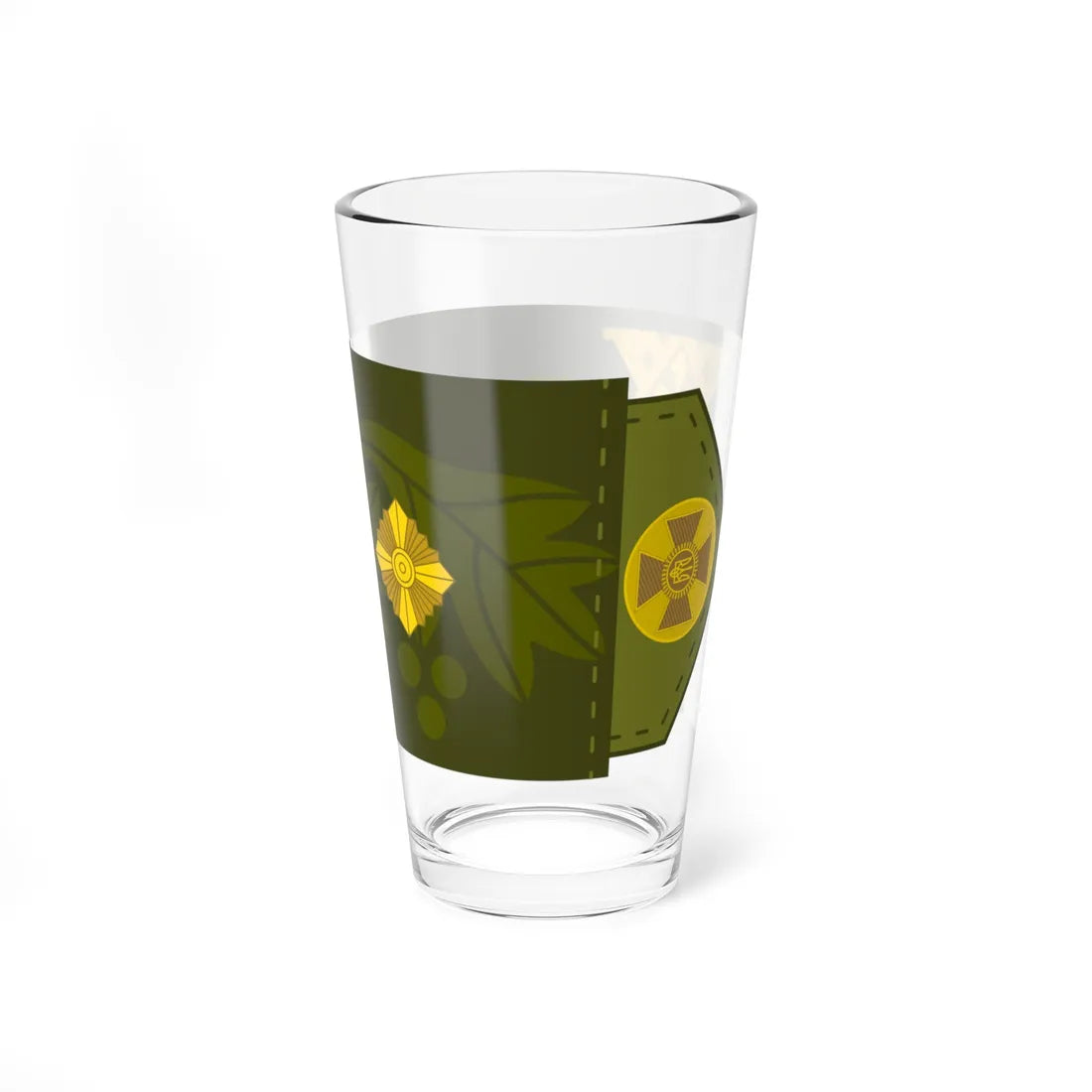 UA shoulder mark 20 infobox (Ukraine) (Military Rank) Pint Glass 16oz - Go Mug Yourself