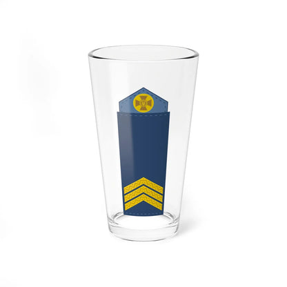 UAAF shoulder mark 04 (Ukraine) (Military Rank) Pint Glass 16oz 16oz - Go Mug Yourself