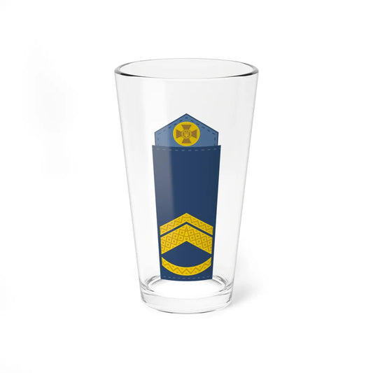 UAAF shoulder mark 08 (Ukraine) (Military Rank) Pint Glass 16oz 16oz - Go Mug Yourself