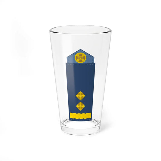 UAAF shoulder mark 16 (Ukraine) (Military Rank) Pint Glass 16oz 16oz - Go Mug Yourself