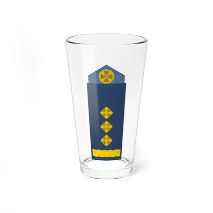 UAAF shoulder mark 17 (Ukraine) (Military Rank) Pint Glass 16oz 16oz - Go Mug Yourself