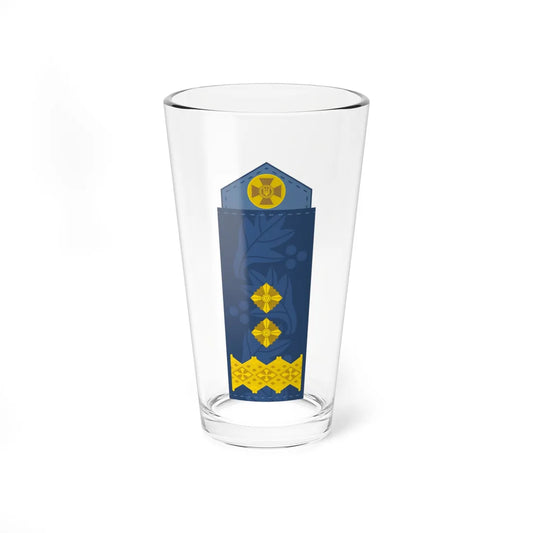 UAAF shoulder mark 19 (Ukraine) (Military Rank) Pint Glass 16oz 16oz - Go Mug Yourself