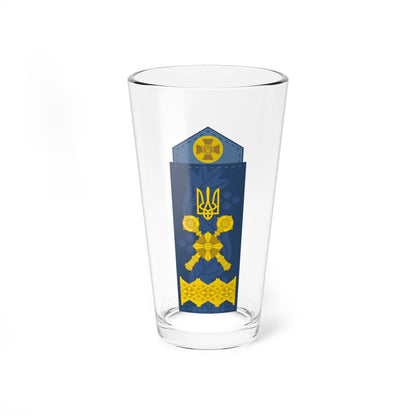 UAAF shoulder mark 22 (Ukraine) (Military Rank) Pint Glass 16oz 16oz - Go Mug Yourself