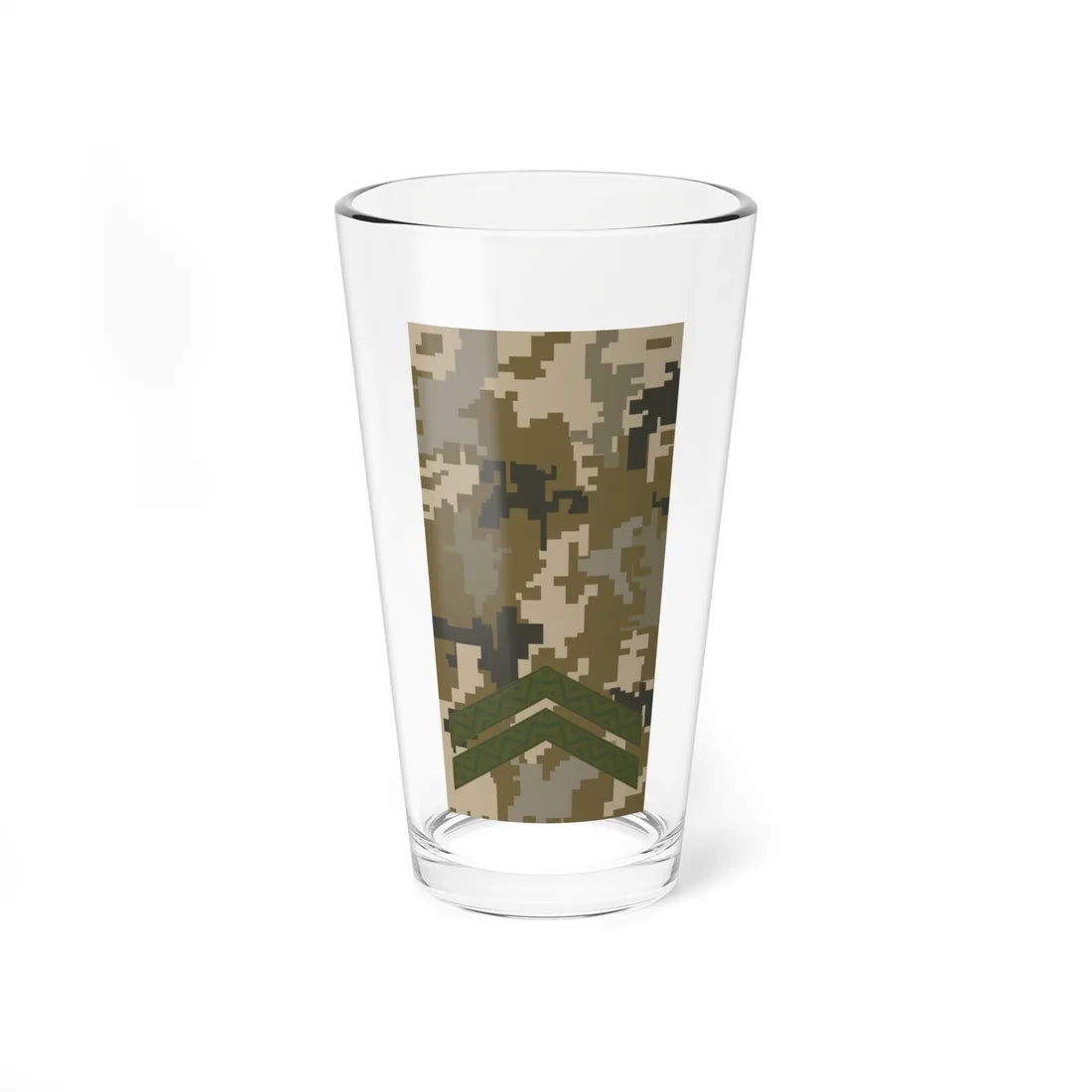 UAc shoulder mark 03 (Ukraine) (Military Rank) Pint Glass 16oz 16oz - Go Mug Yourself