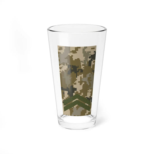 UAc shoulder mark 03 (Ukraine) (Military Rank) Pint Glass 16oz 16oz - Go Mug Yourself