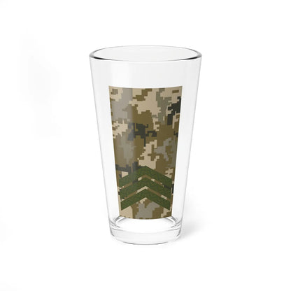 UAc shoulder mark 04 (Ukraine) (Military Rank) Pint Glass 16oz 16oz - Go Mug Yourself