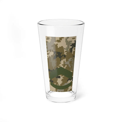 UAc shoulder mark 07 (Ukraine) (Military Rank) Pint Glass 16oz 16oz - Go Mug Yourself
