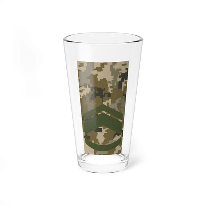 UAc shoulder mark 08 (Ukraine) (Military Rank) Pint Glass 16oz 16oz - Go Mug Yourself