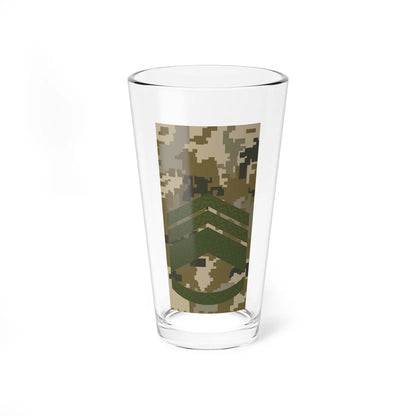 UAc shoulder mark 09 (Ukraine) (Military Rank) Pint Glass 16oz 16oz - Go Mug Yourself