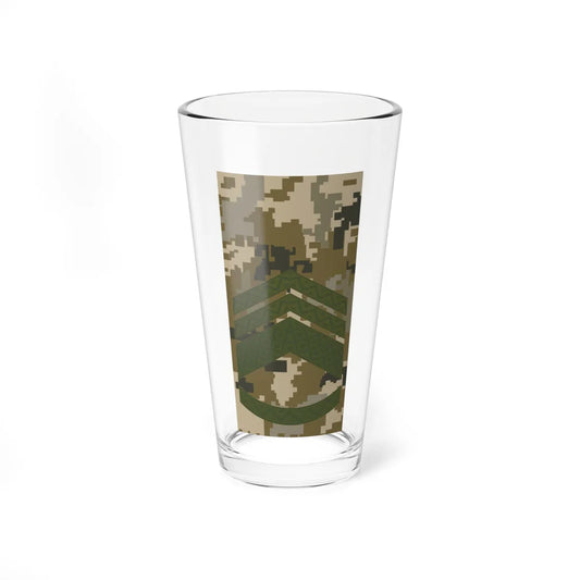 UAc shoulder mark 09 (Ukraine) (Military Rank) Pint Glass 16oz 16oz - Go Mug Yourself