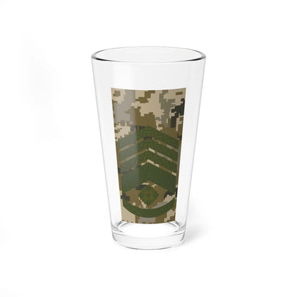 UAc shoulder mark 10 (Ukraine) (Military Rank) Pint Glass 16oz 16oz - Go Mug Yourself
