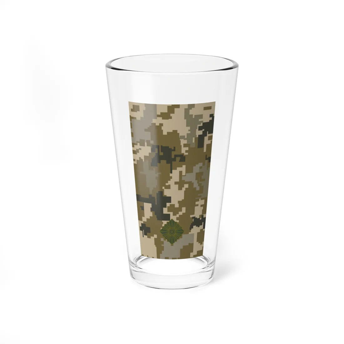 UAc shoulder mark 11 (Ukraine) (Military Rank) Pint Glass 16oz 16oz - Go Mug Yourself