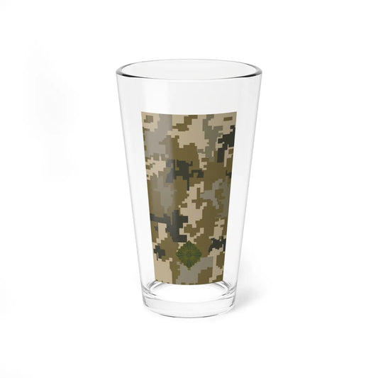 UAc shoulder mark 11 (Ukraine) (Military Rank) Pint Glass 16oz 16oz - Go Mug Yourself