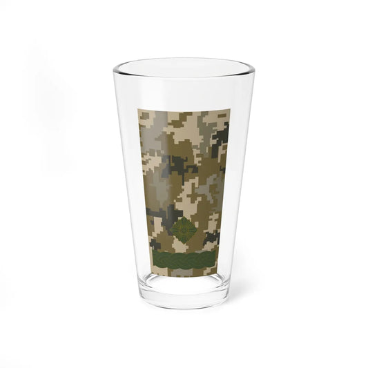 UAc shoulder mark 15 (Ukraine) (Military Rank) Pint Glass 16oz 16oz - Go Mug Yourself